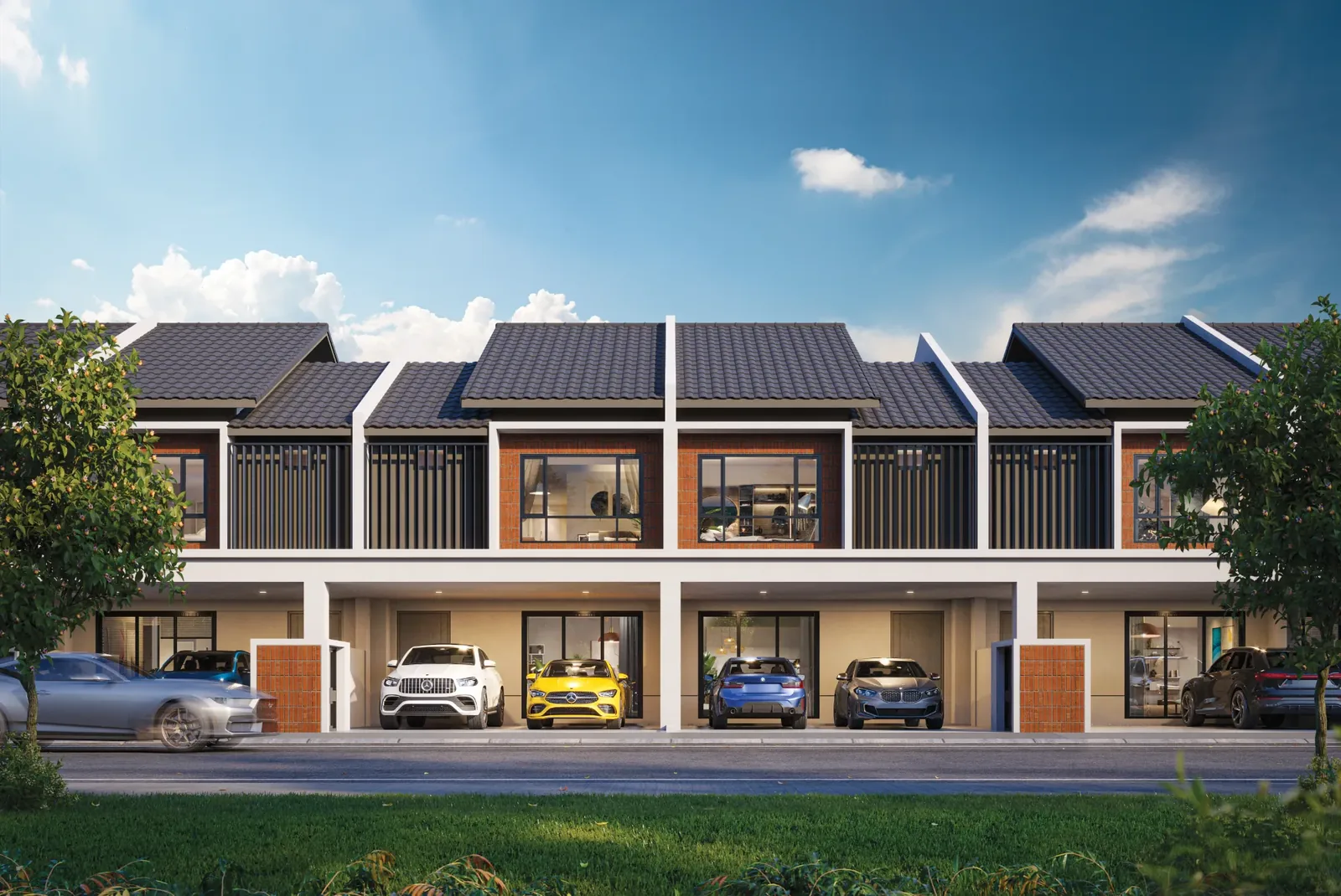 Embun Hills two-storey terrace homes with double car porch, Machang Bubuk Bukit Mertajam